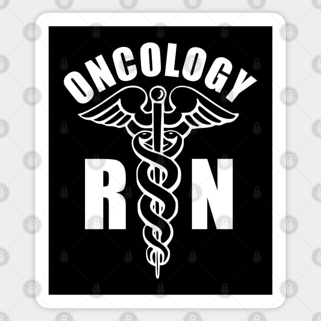 Oncology Nurse - RN Caduceus Sticker by BDAZ